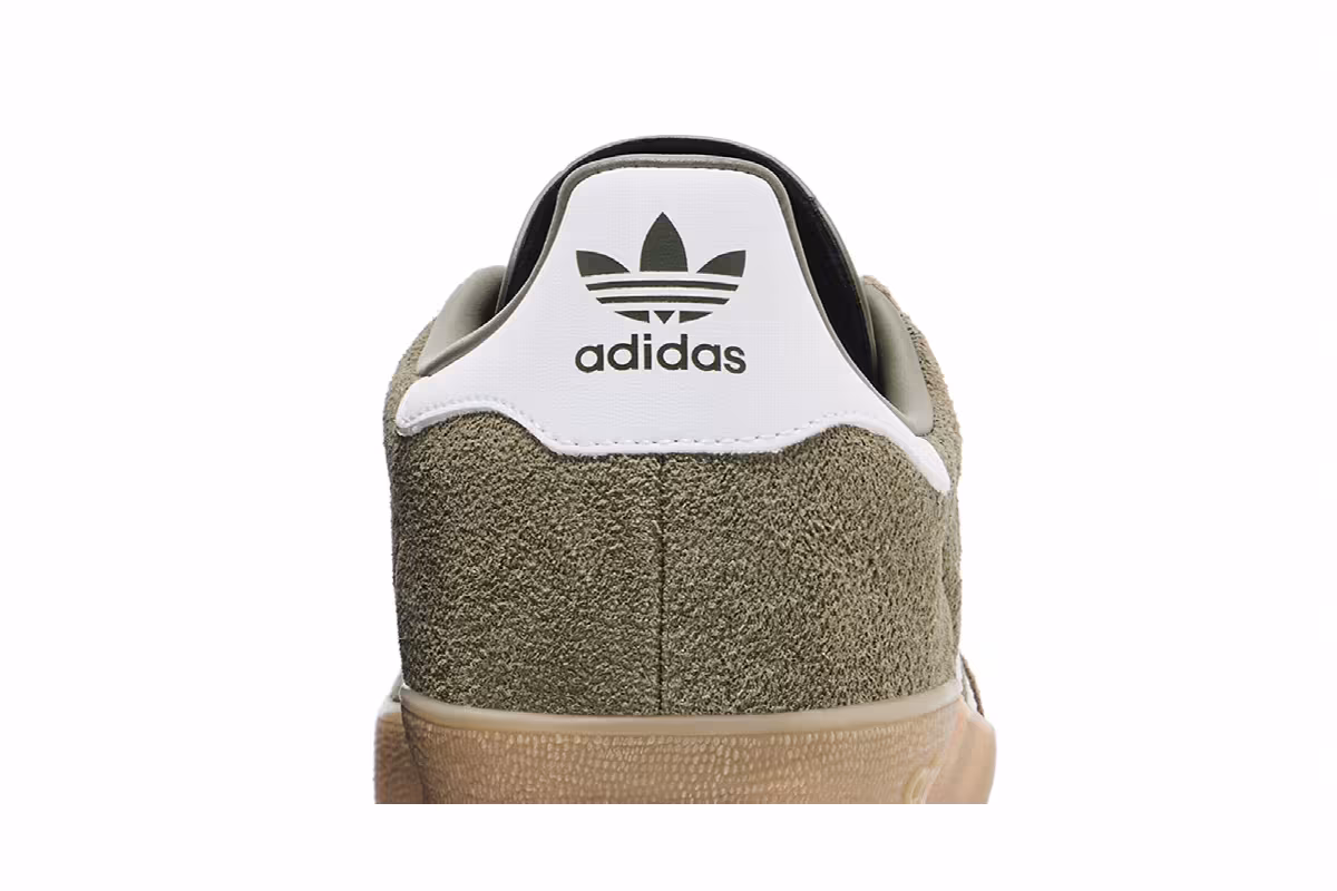 adidas Gazelle Indoor Olive Strata, view 8