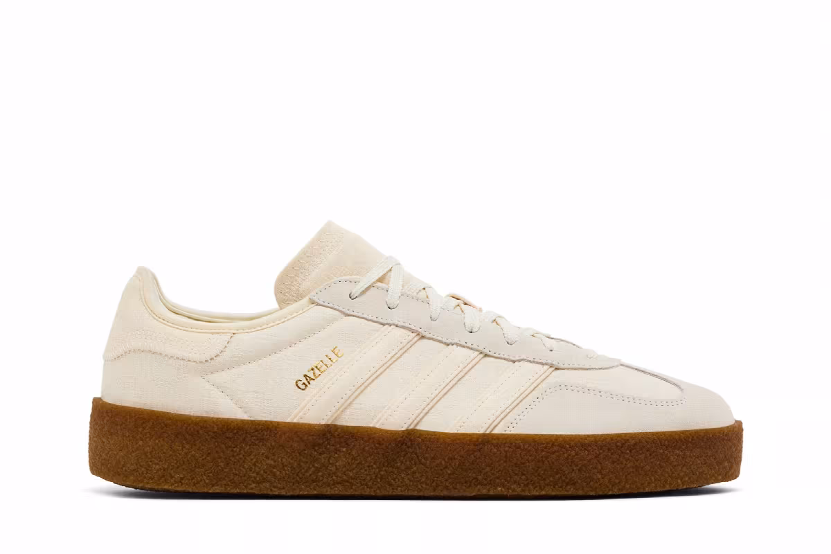 CLOT x adidas Gazelle Crepe Sole Pack - Cream White, view 2