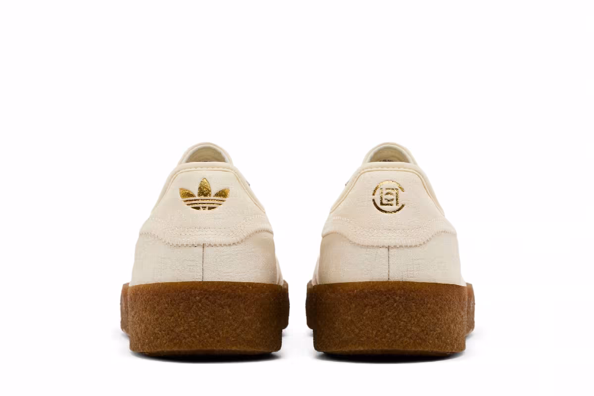 CLOT x adidas Gazelle Crepe Sole Pack - Cream White, view 7