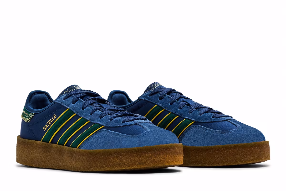 CLOT x adidas Gazelle Crepe Sole Pack - Night Marine, view 9