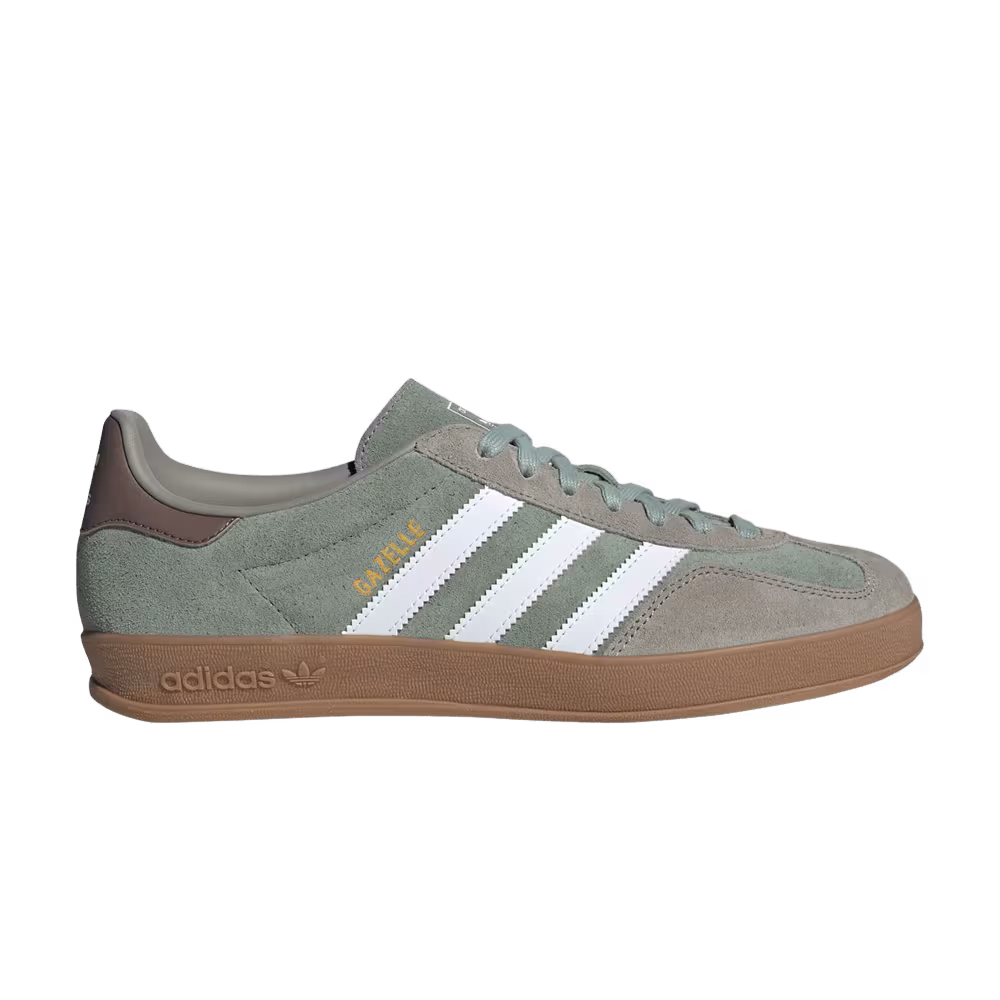 adidas Gazelle Indoor Silver Green