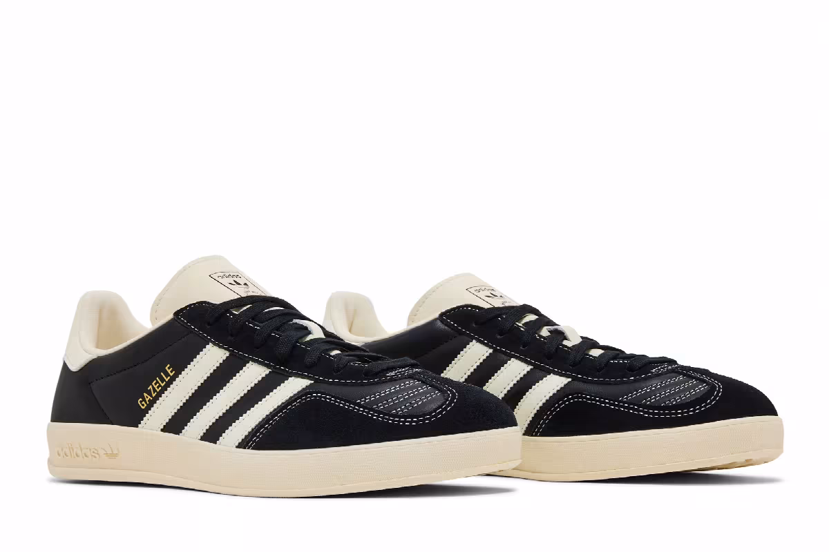 adidas Gazelle Indoor Black Cream White, view 9