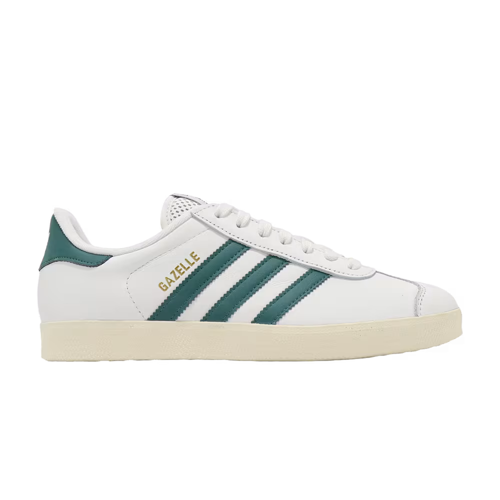 Adidas Gazelle White Collegiate Green