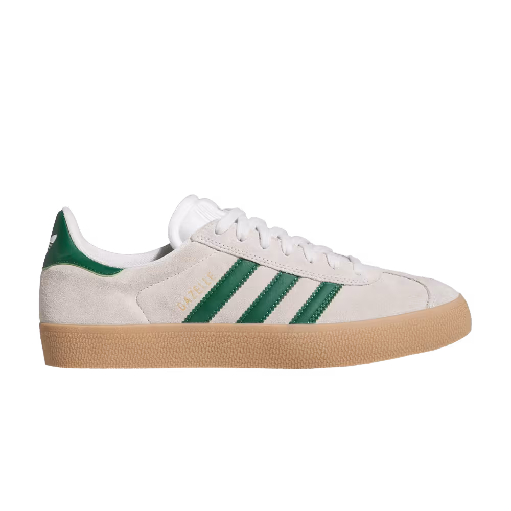 adidas Gazelle ADV Crystal White Green Gum