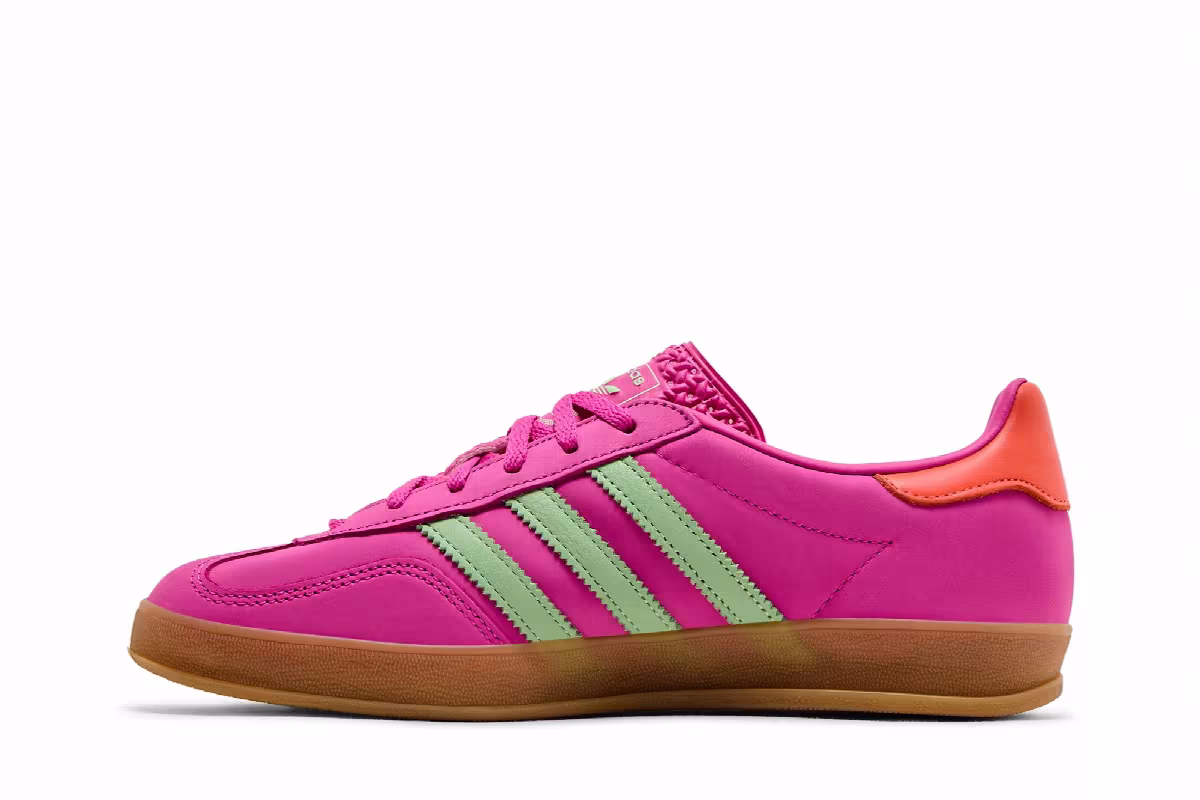 adidas Gazelle Indoor Semi Lucid Fuchsia Green, view 4