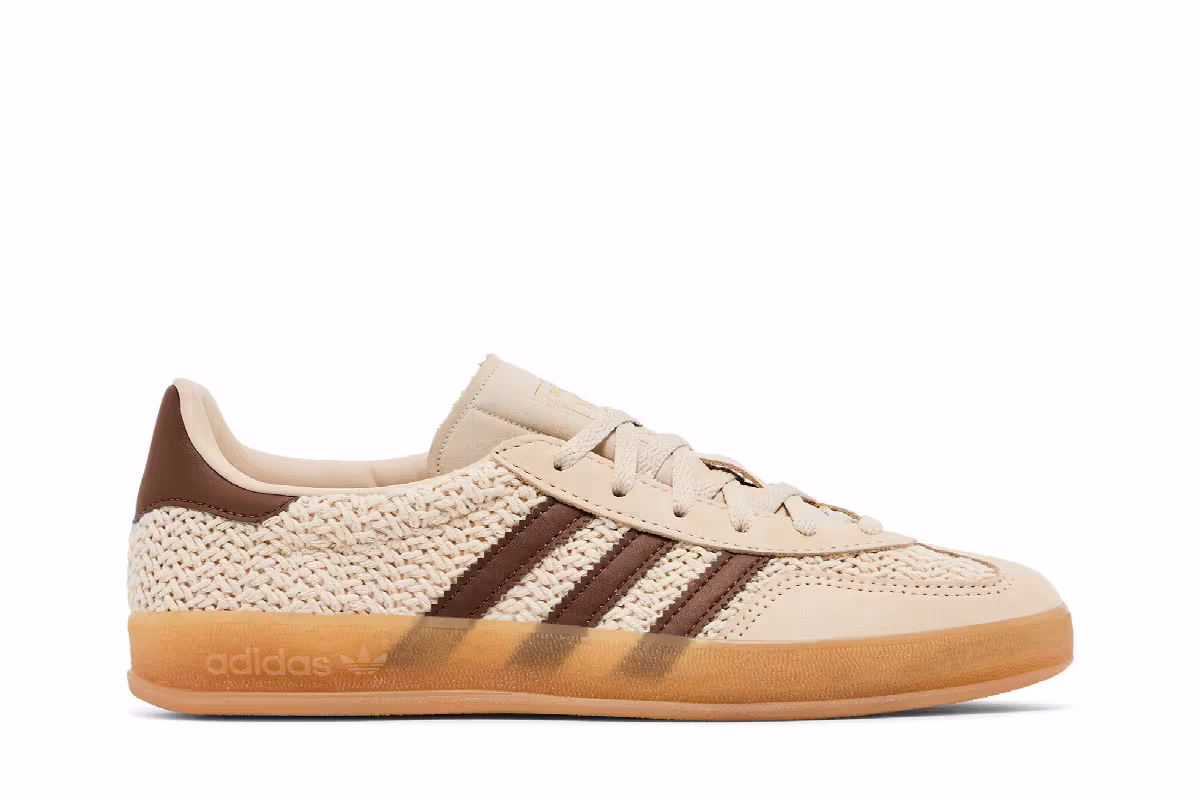 adidas Women's Gazelle Indoor Crochet Pack - Sand Strata, view 2