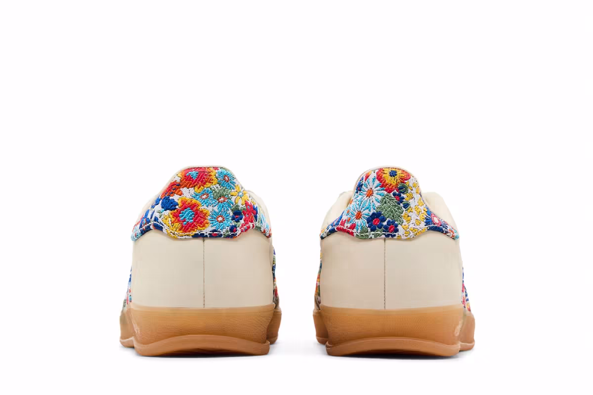 Liberty London x adidas Women's Gazelle Indoor Floral Embroidery - Off White, view 7
