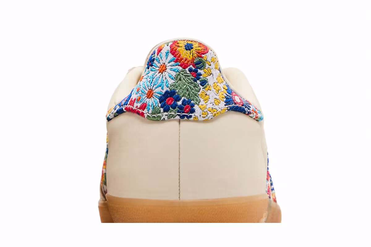 Liberty London x adidas Women's Gazelle Indoor Floral Embroidery - Off White, view 8