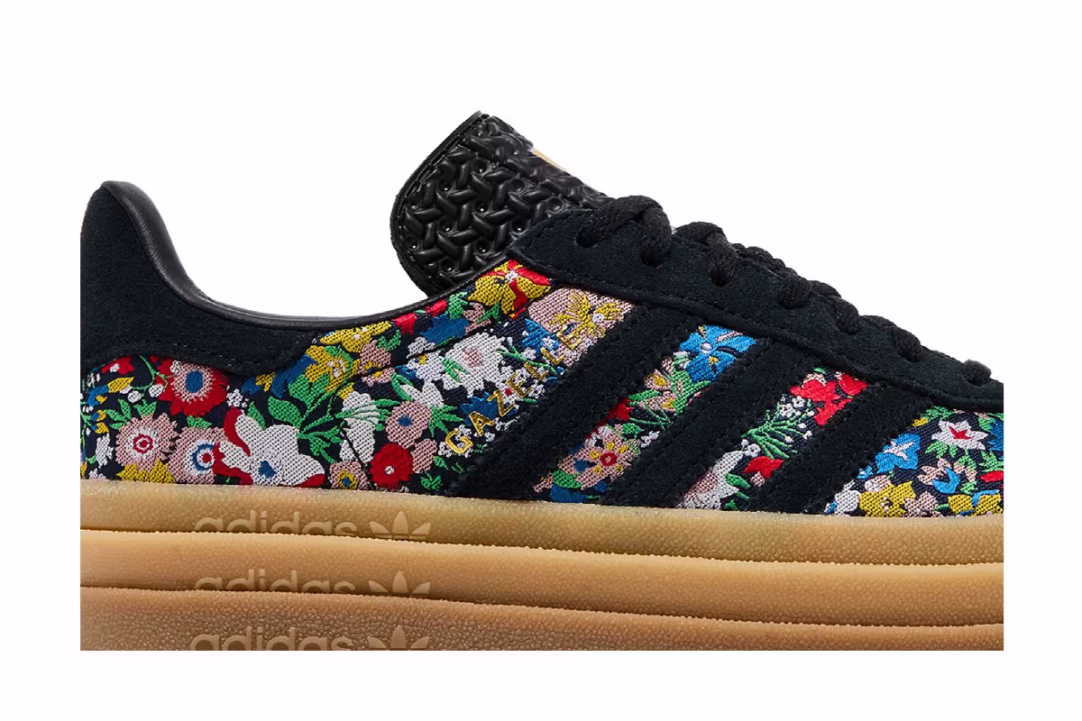 Liberty London x adidas Women's Gazelle Bold Floral Embroidery, view 3