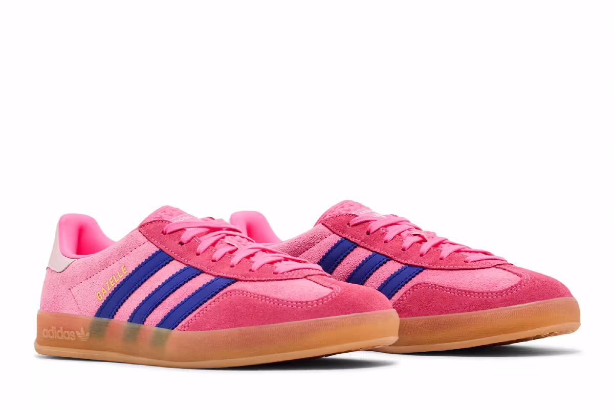 adidas Women's Gazelle Indoor Lucid Pink Blue, view 9