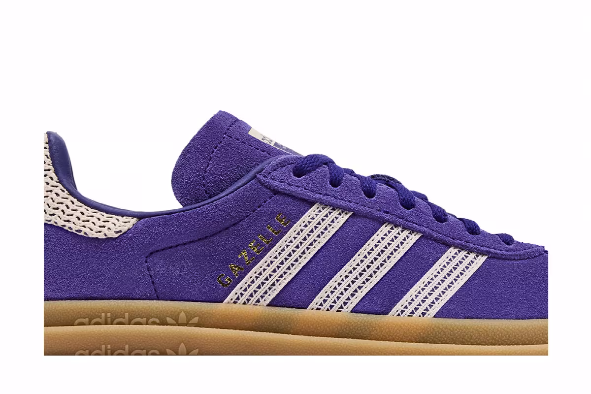 adidas Women's Gazelle Bold Crochet Pack - Collegiate Purple, view 3