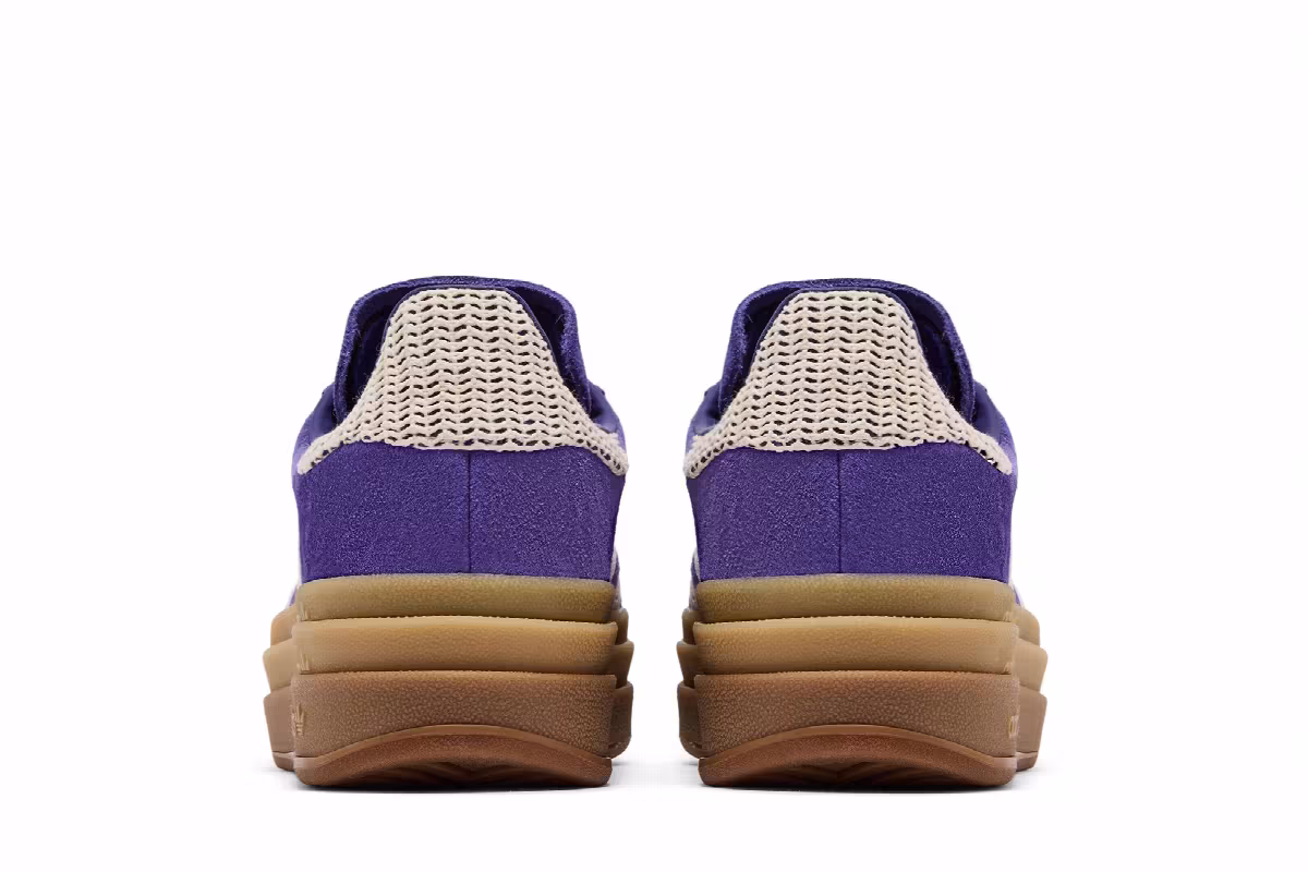 adidas Women's Gazelle Bold Crochet Pack - Collegiate Purple, view 7