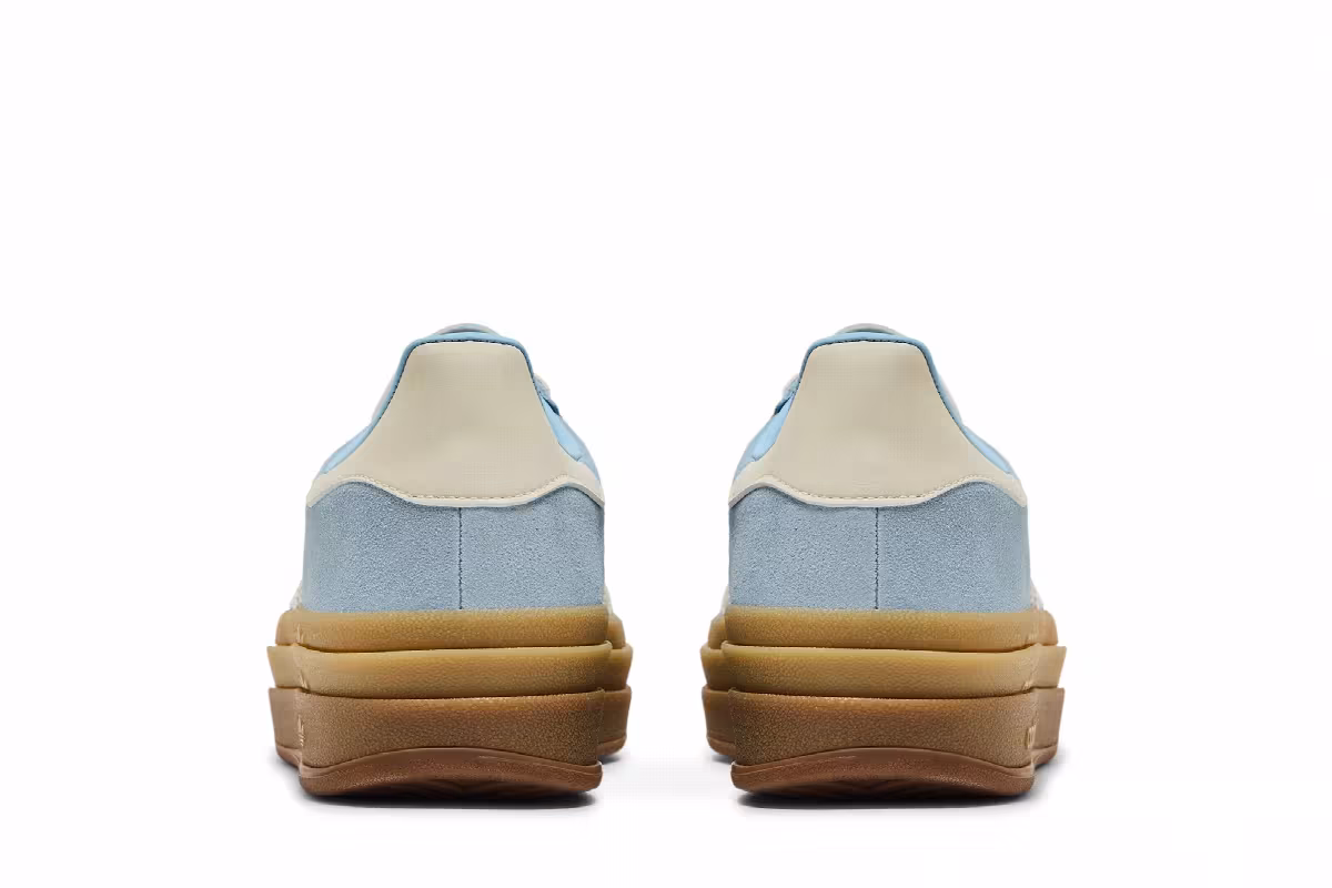 adidas Women's Gazelle Bold Clear Sky Cream, view 7