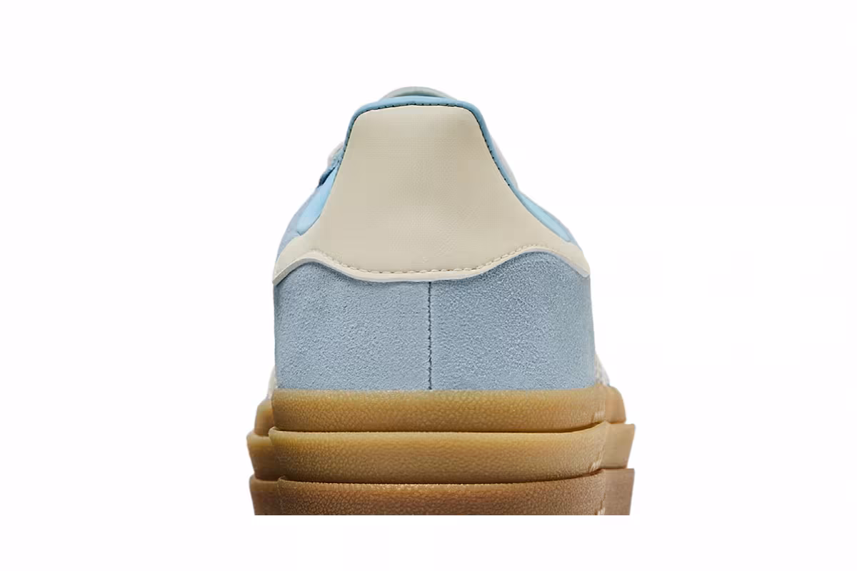 adidas Women's Gazelle Bold Clear Sky Cream, view 8
