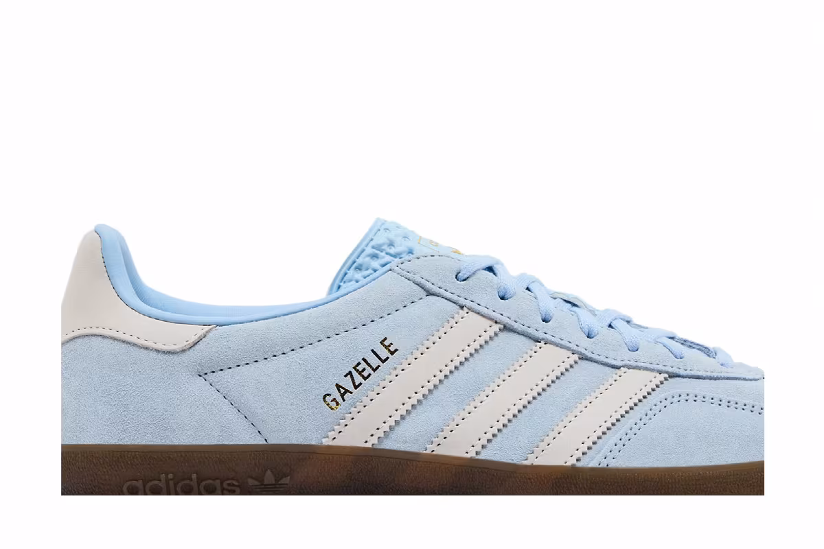 adidas Women's Gazelle Indoor Clear Sky Gum, view 3