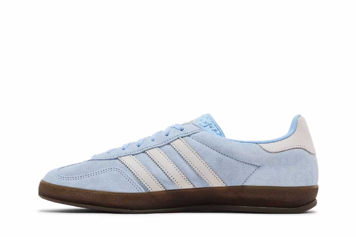 adidas Women's Gazelle Indoor Clear Sky Gum, view 4