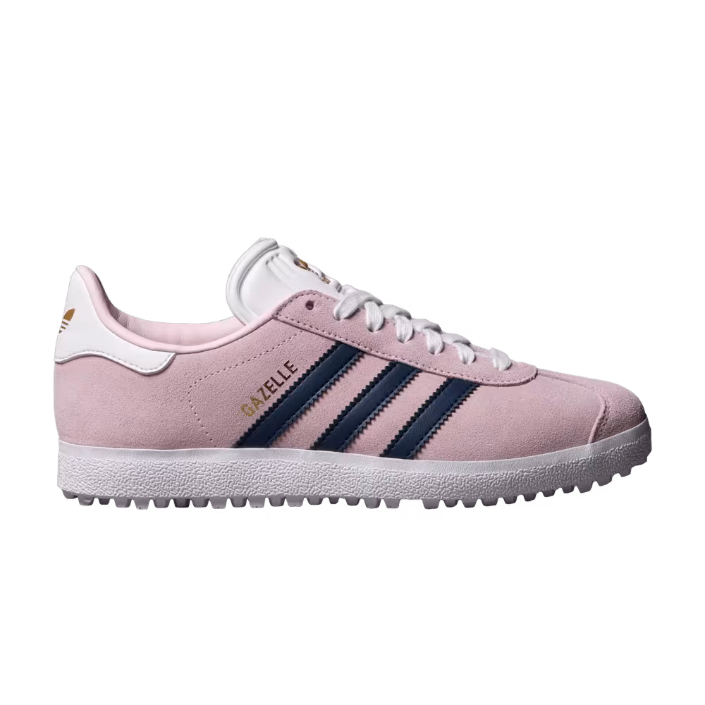 adidas Women's Gazelle Spikeless Golf Clear Pink Night Indigo