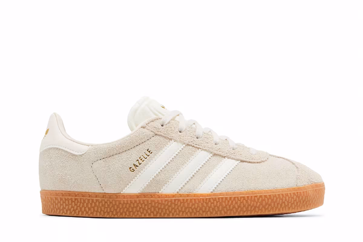 adidas Gazelle J Wonder White Gum, view 2