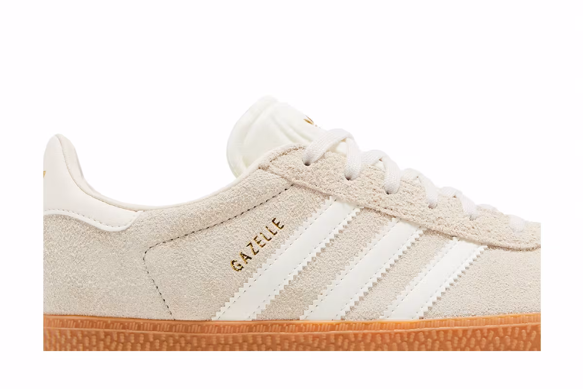 adidas Gazelle J Wonder White Gum, view 3