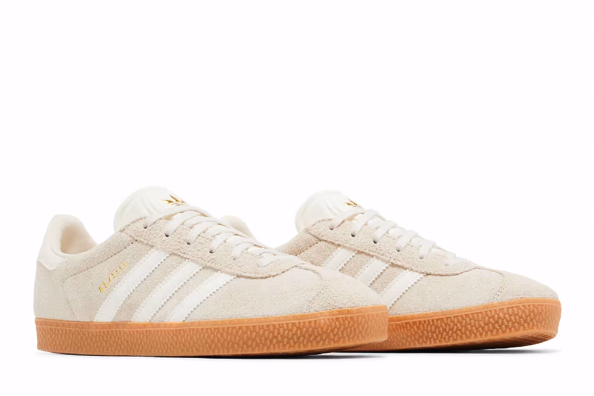 adidas Gazelle J Wonder White Gum, view 9