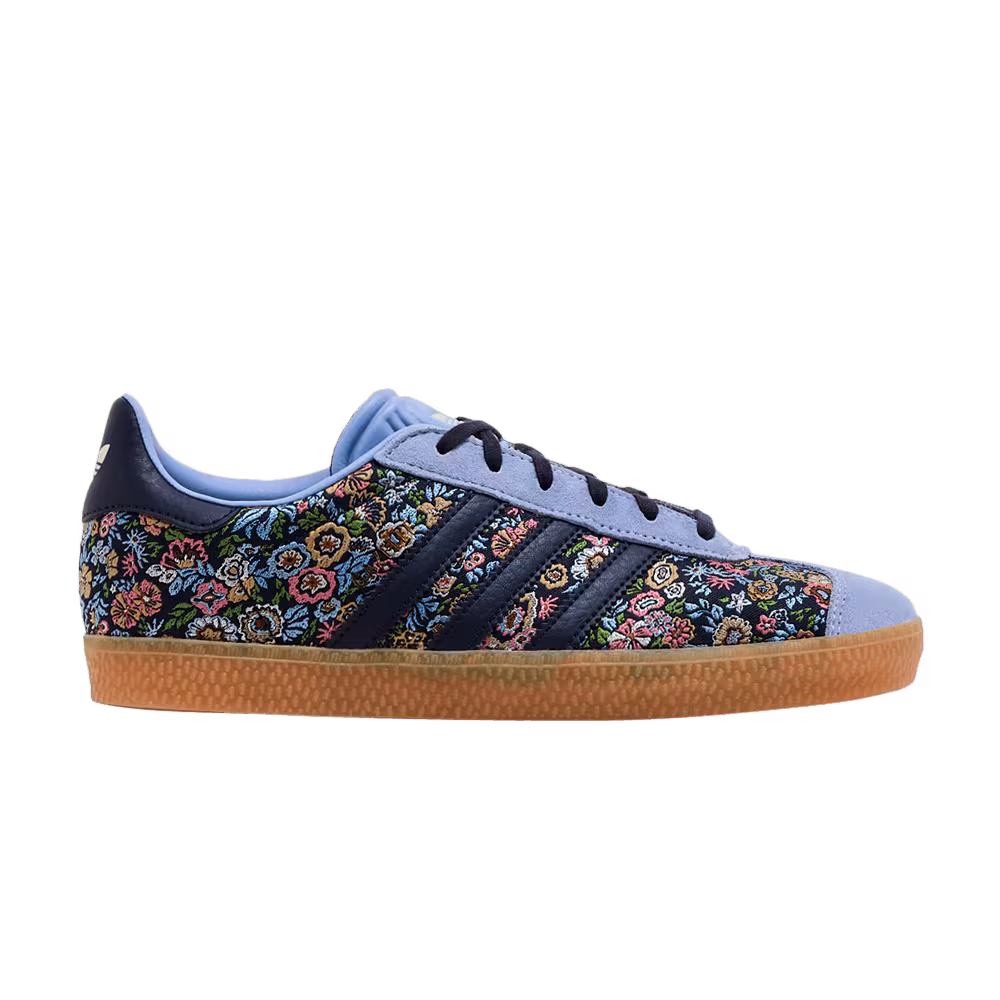 Liberty London x adidas Gazelle J Floral Embroidery