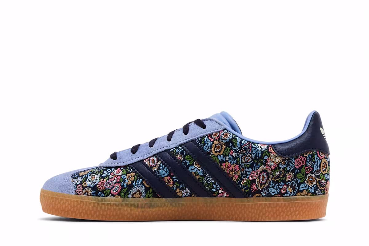 Liberty London x adidas Gazelle J Floral Embroidery, view 4