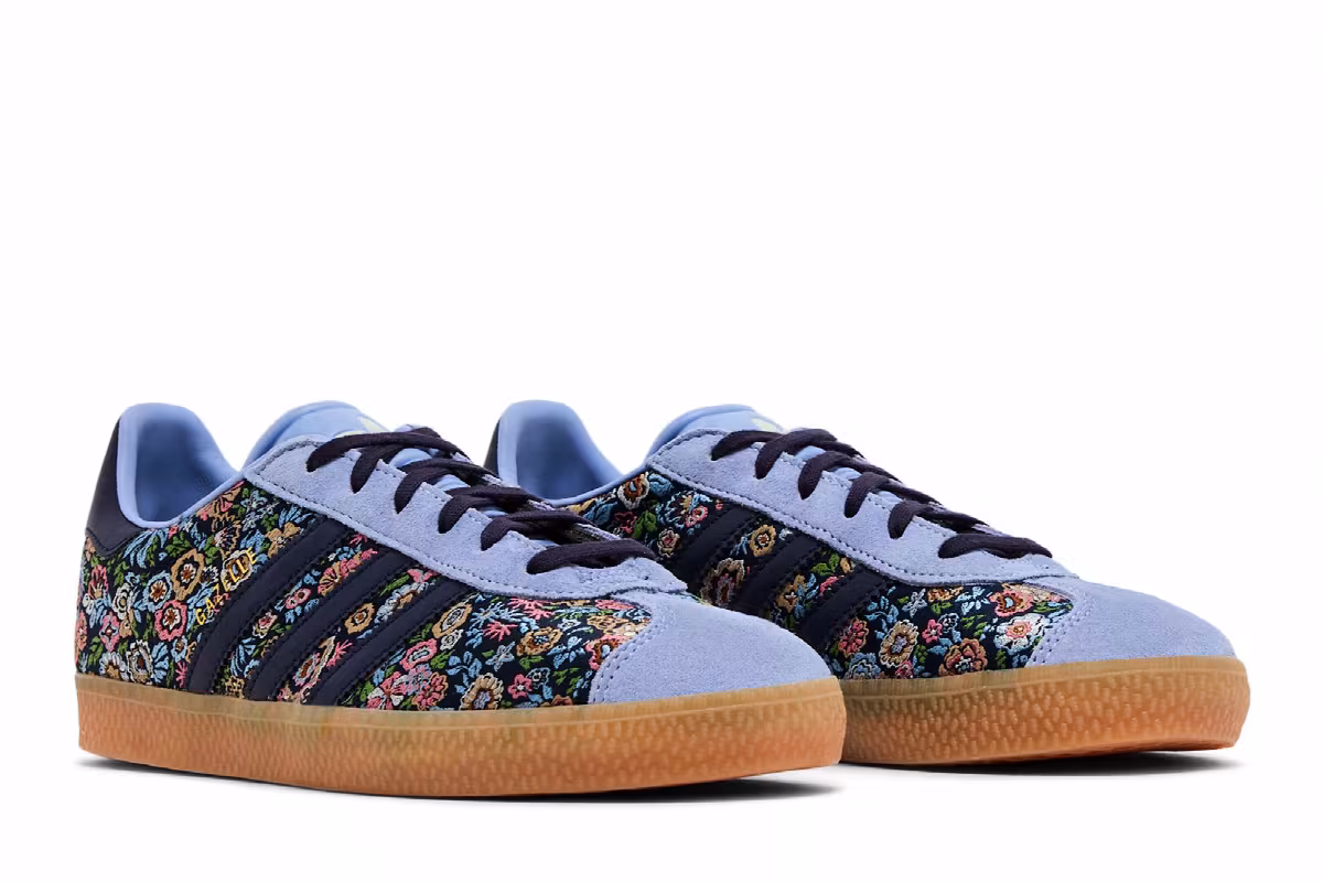 Liberty London x adidas Gazelle J Floral Embroidery, view 9