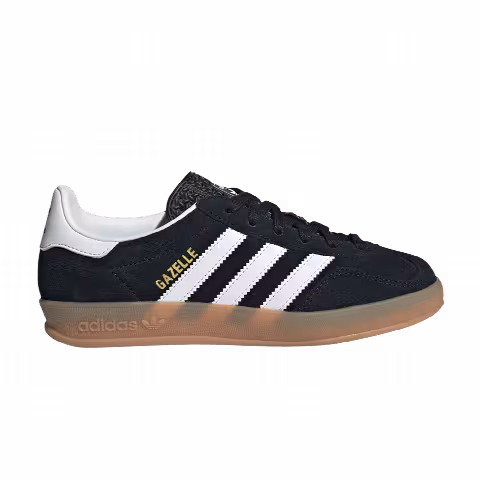 adidas Gazelle Indoor J 'Black White Gum'