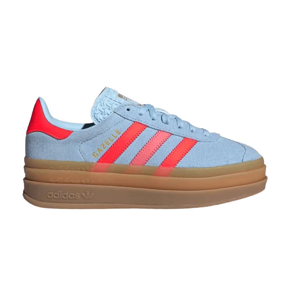 adidas Gazelle Bold J Clear Sky Solar Red