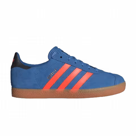 adidas Gazelle J 'Focus Blue Solar Orange'