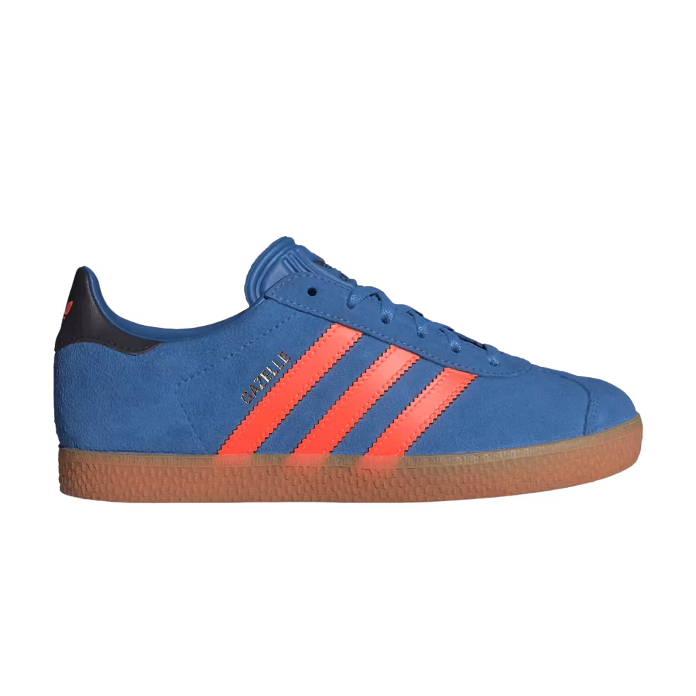 adidas Gazelle J Focus Blue Solar Orange