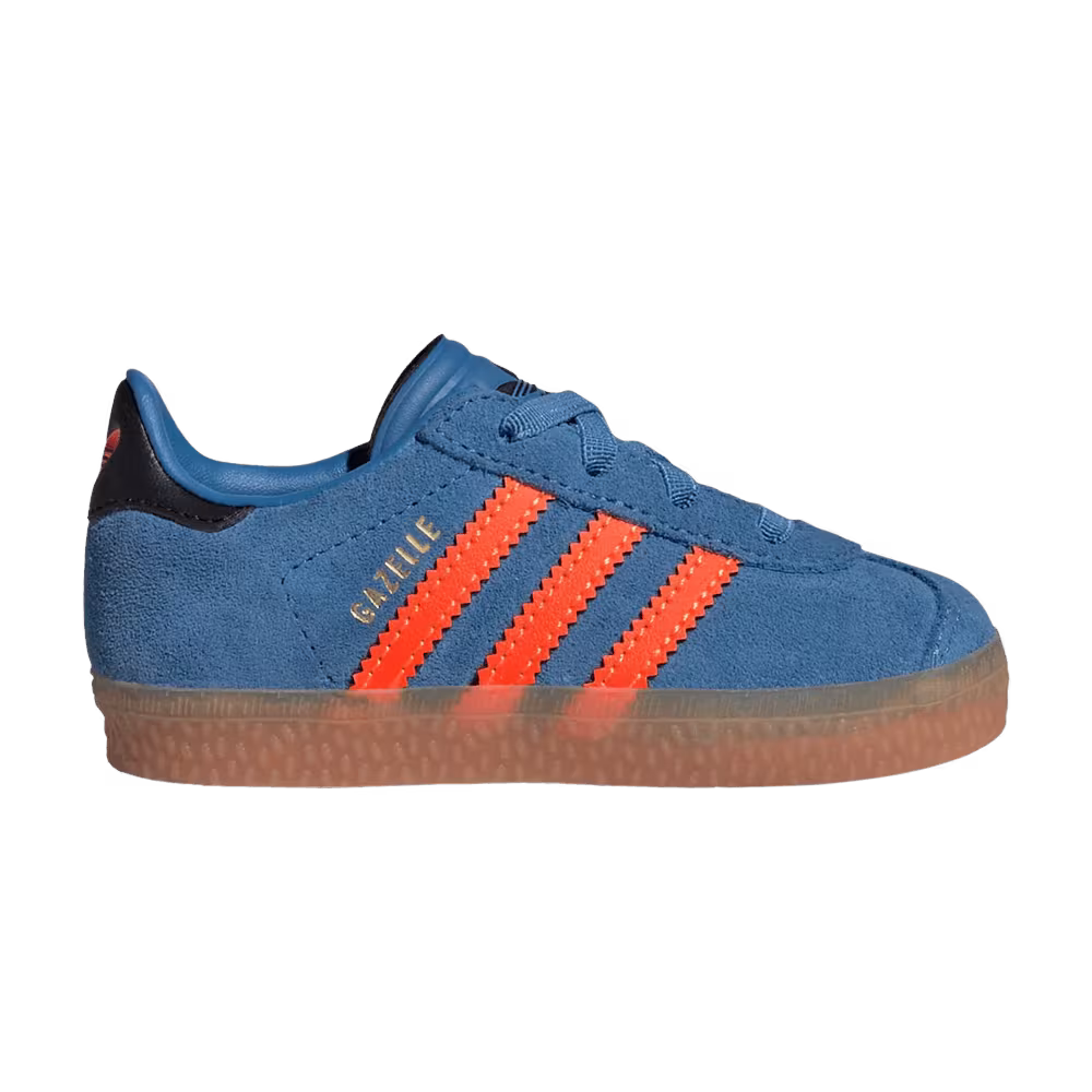 adidas Gazelle Comfort Closure El I Focus Blue Solar Orange