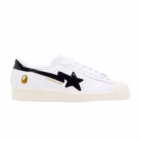 BAPE x adidas Superstar Vintage 'White Black'