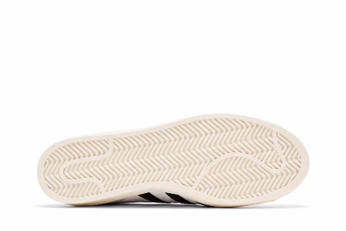 BAPE x adidas Superstar Vintage White Black, view 5