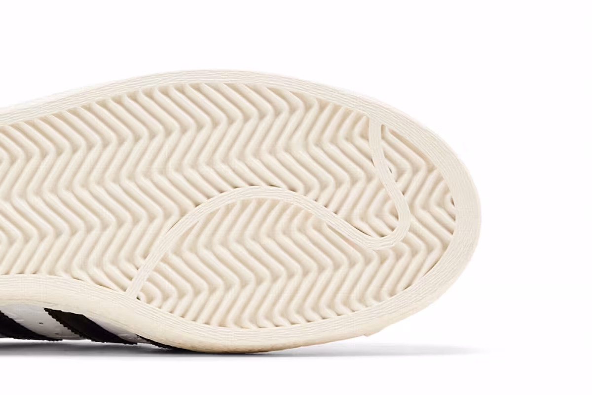 BAPE x adidas Superstar Vintage White Black, view 6