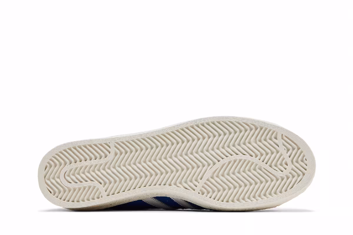 BAPE x adidas Superstar Vintage Blue White, view 5