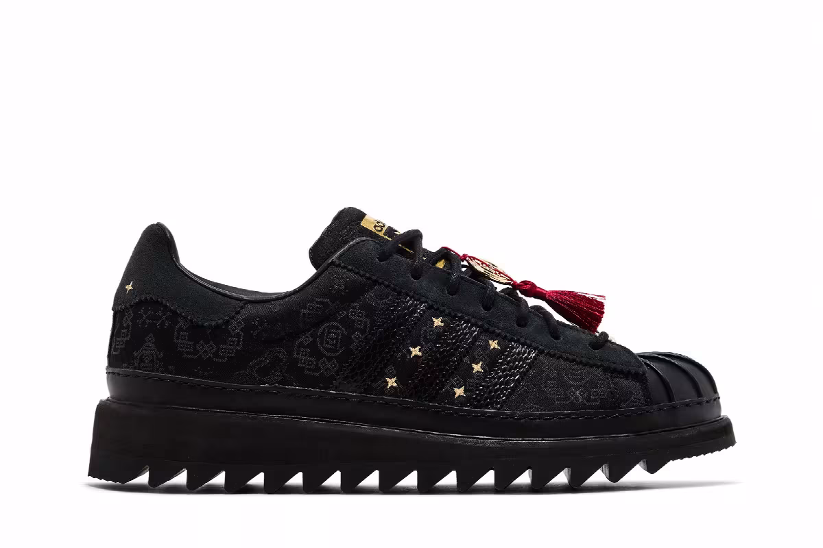 CLOT x adidas Superstar Chinese New Year, view 2