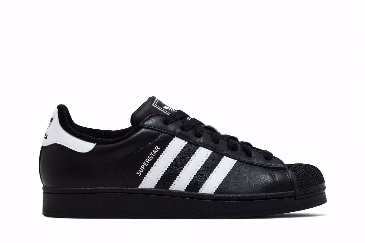adidas Superstar 2 Black White, view 2