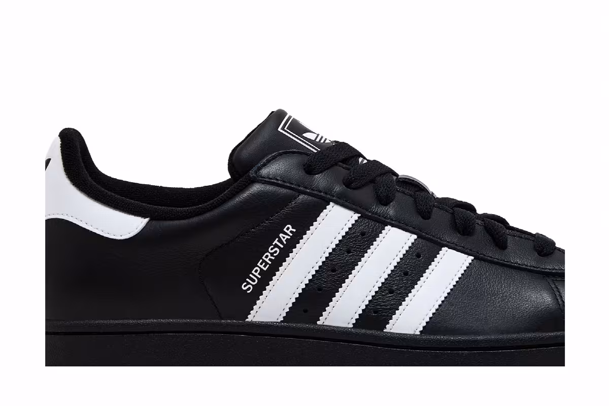 adidas Superstar 2 Black White, view 3