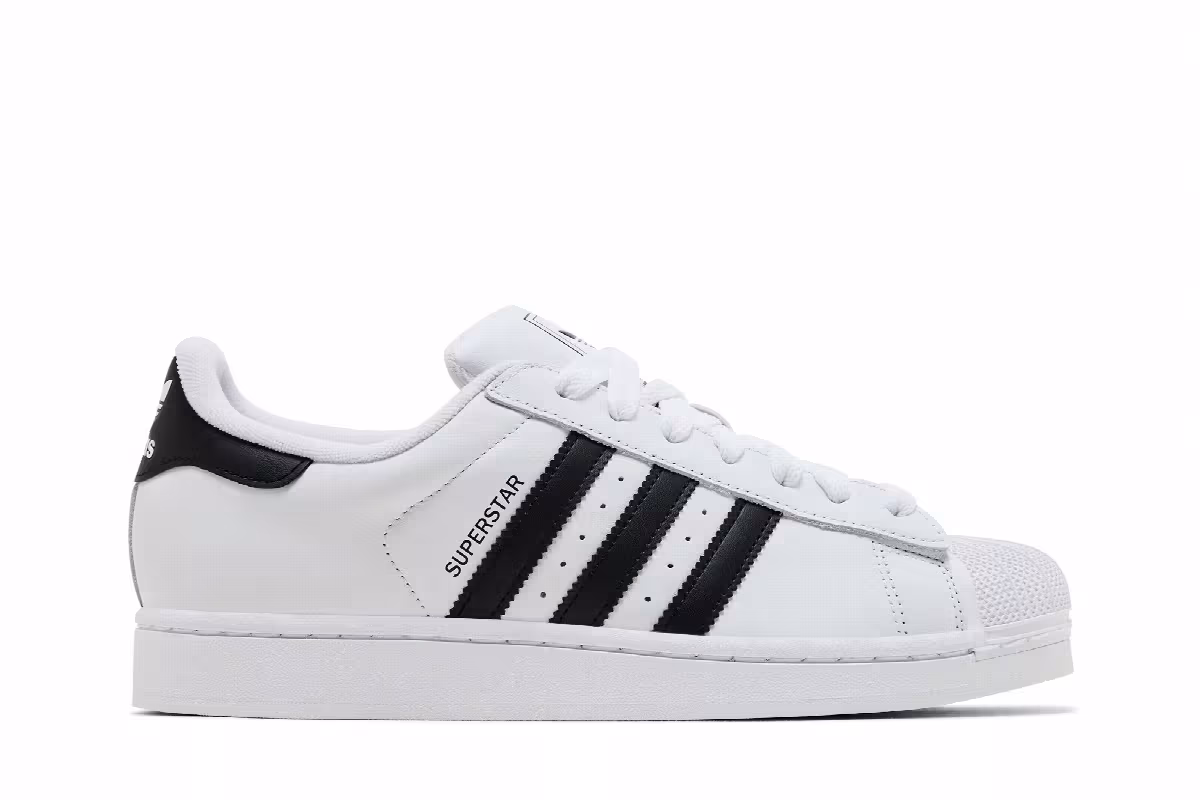 adidas Superstar 2 White Black, view 2