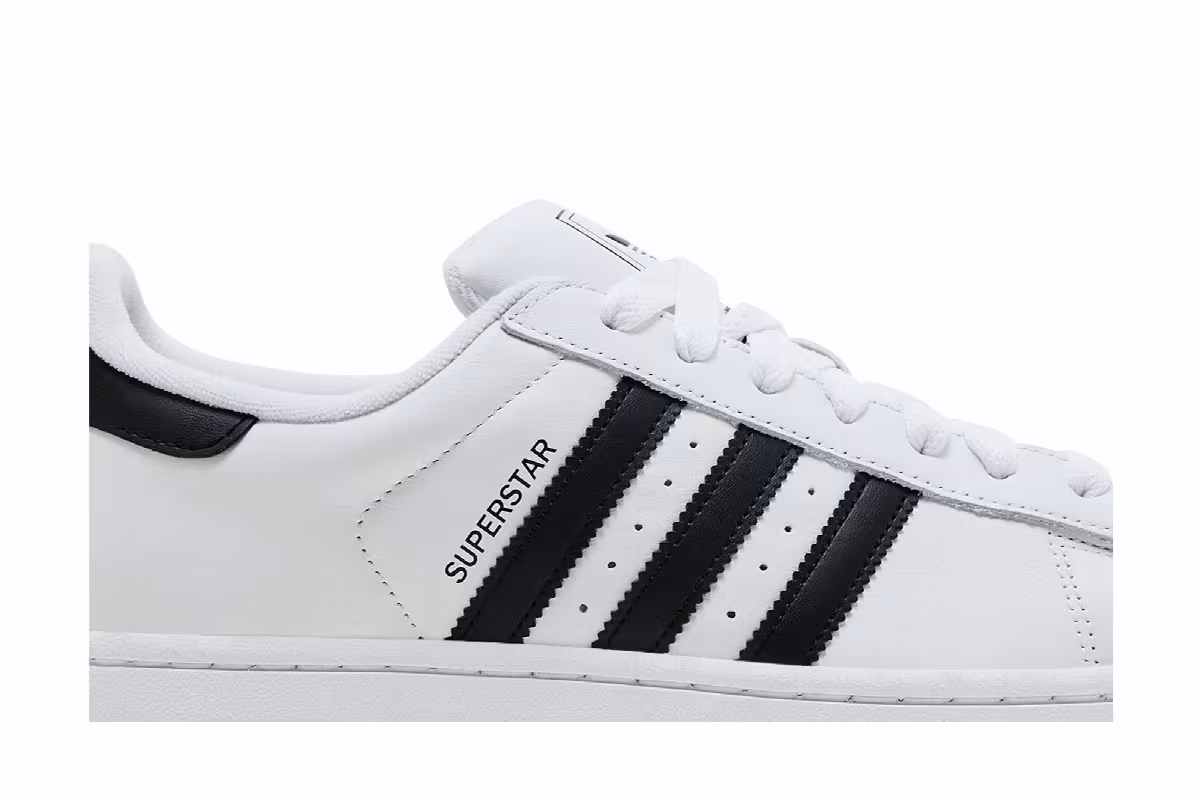 adidas Superstar 2 White Black, view 3