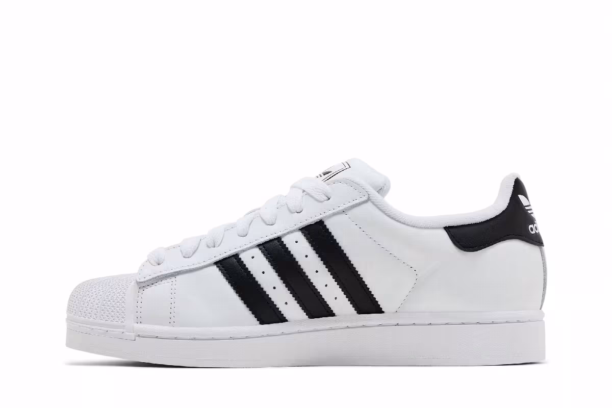 adidas Superstar 2 White Black, view 4
