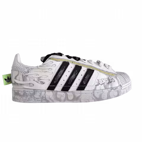 Hellstar x adidas Superstar 2 'White Flame'