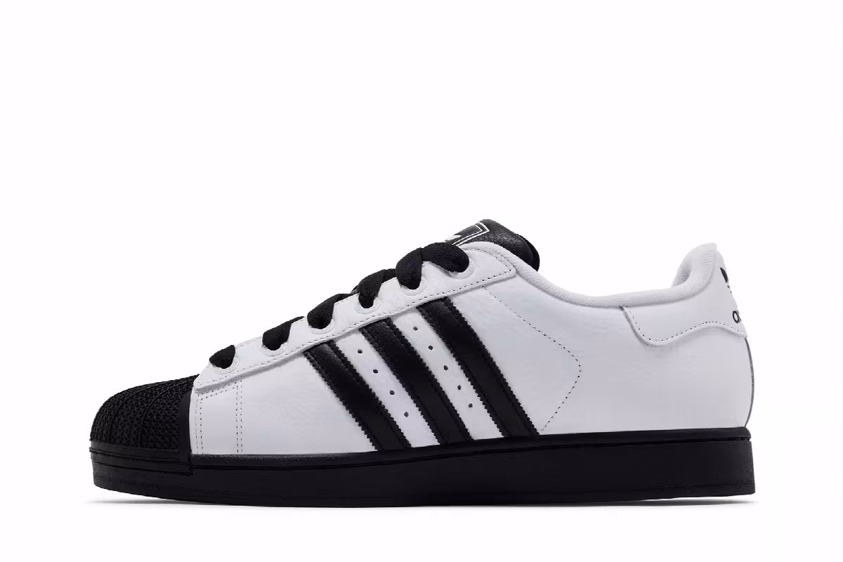 adidas Superstar 2 White Black Sole, view 4