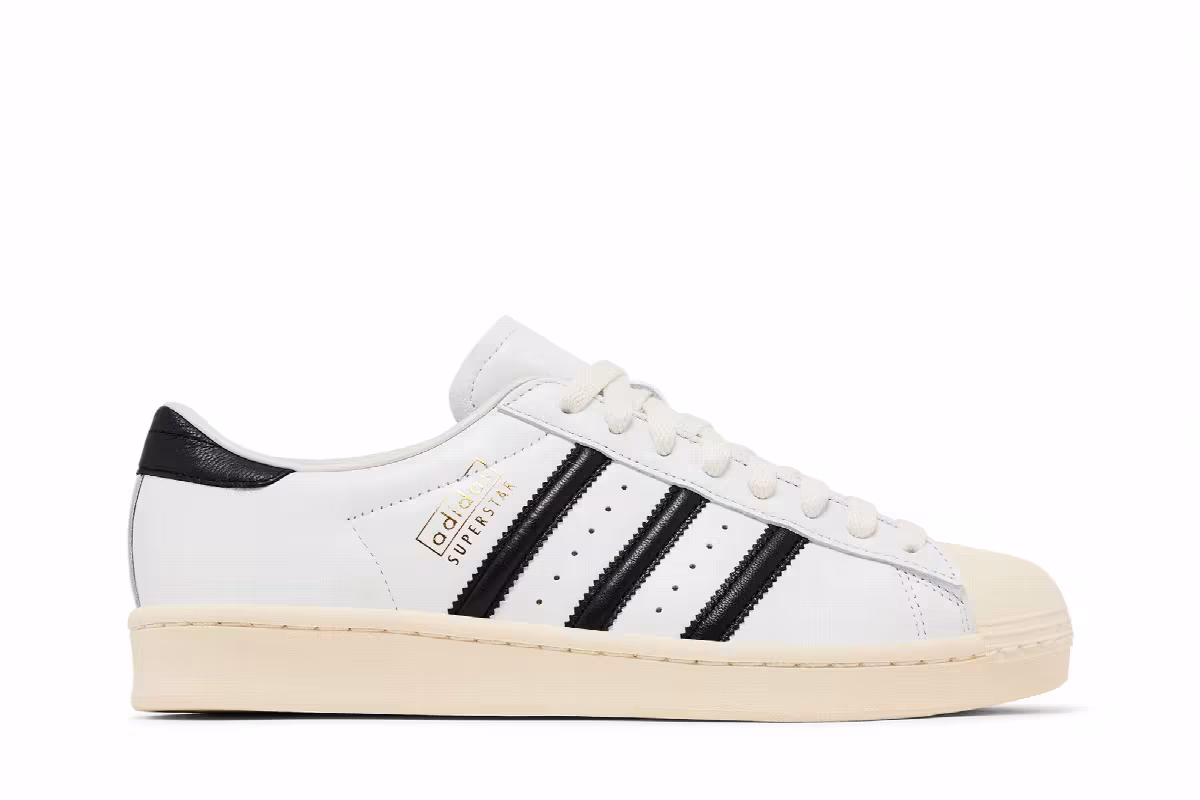 adidas Superstar Vintage Made in Germany White Black, view 2