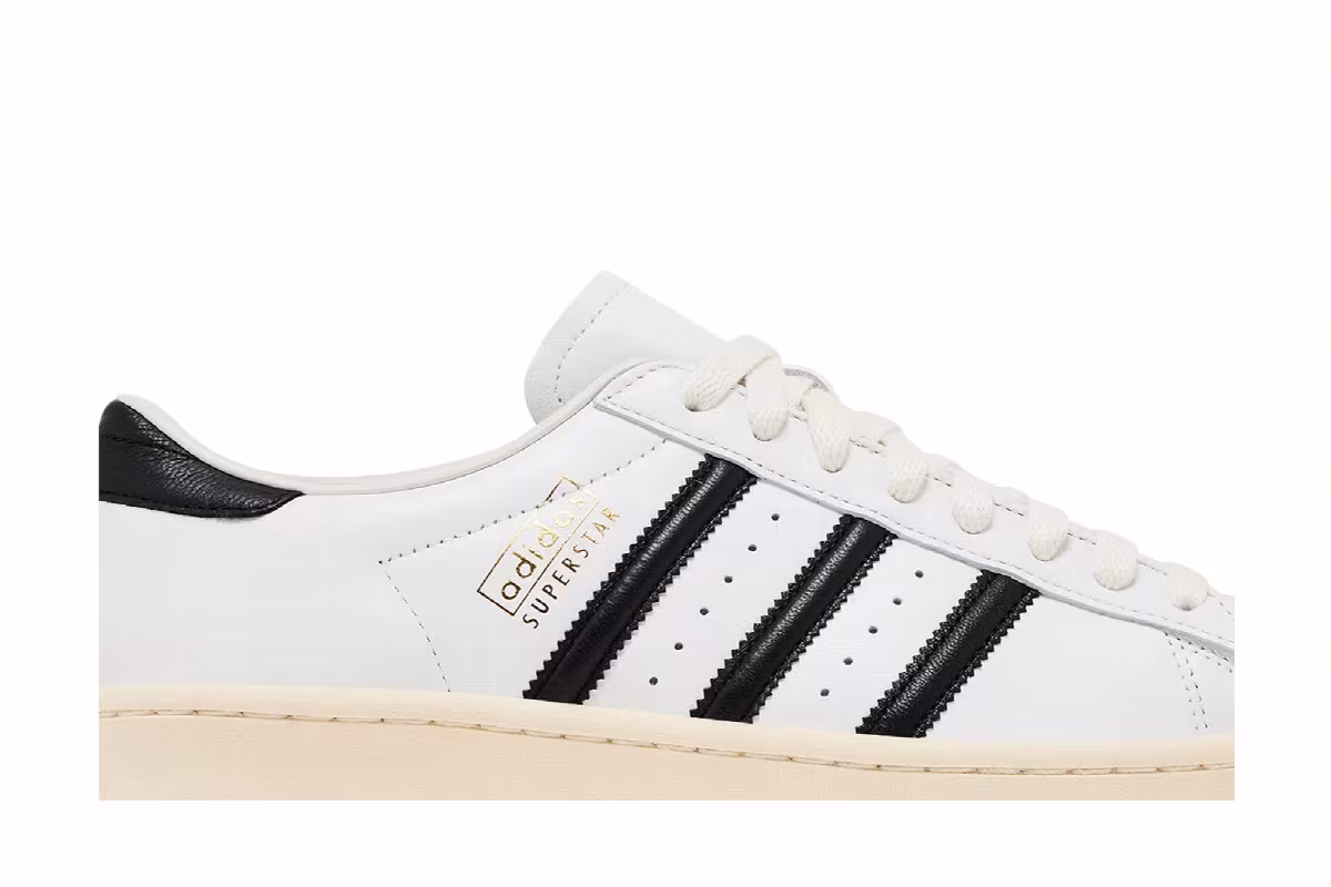 adidas Superstar Vintage Made in Germany White Black, view 3