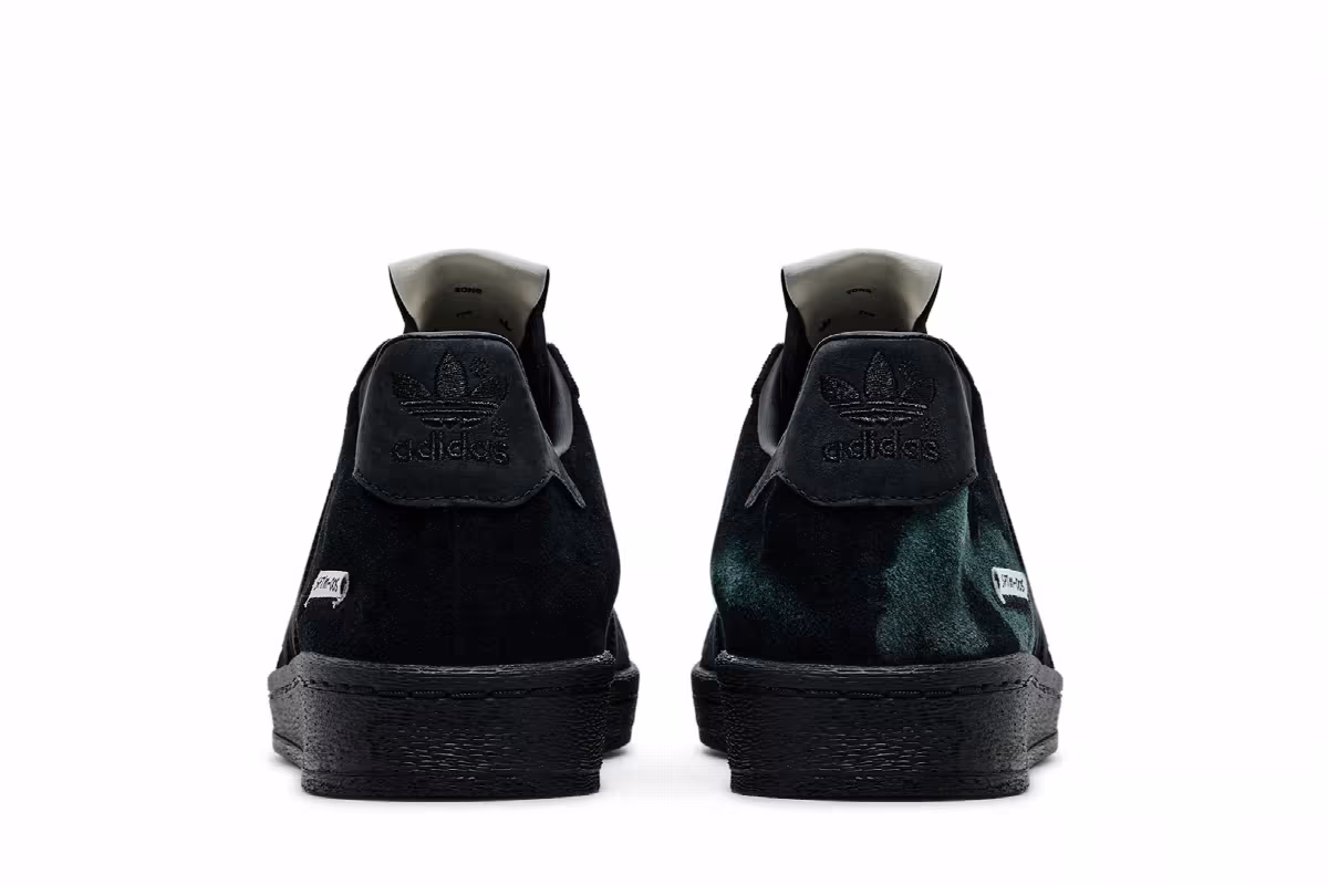Song for the Mute x adidas Superstar 82 Black, view 7