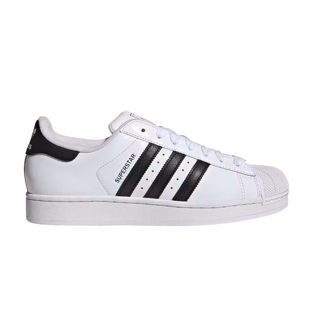 adidas Superstar 2 White Black Patent