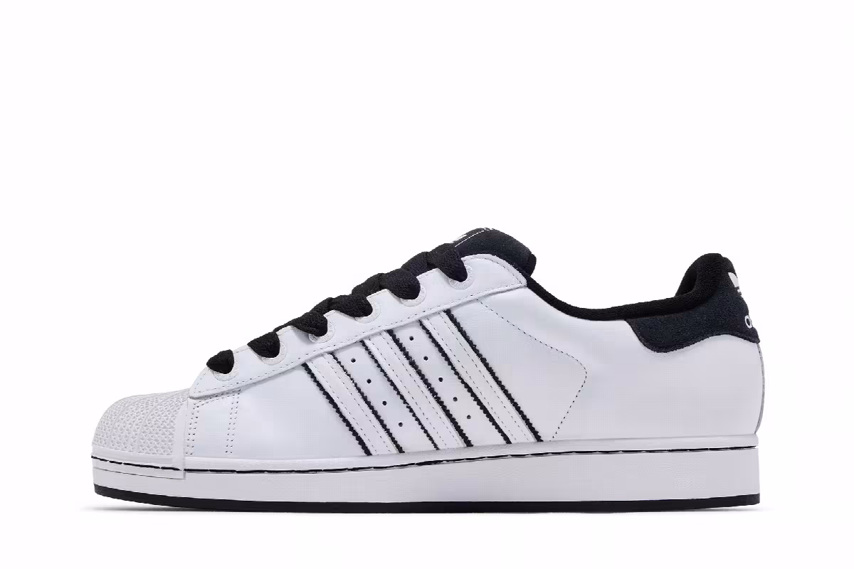 adidas Superstar 2 Cloud White Black, view 4