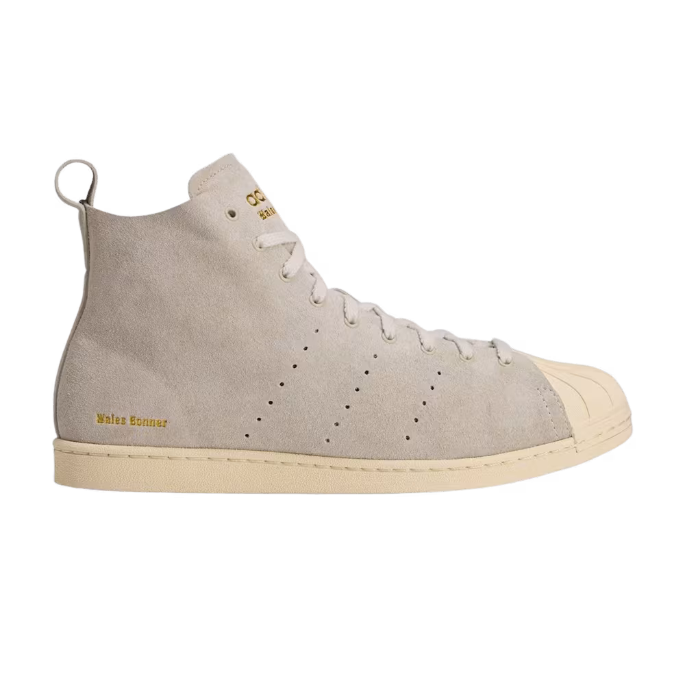 Wales Bonner x adidas Superstar High Mist Stone